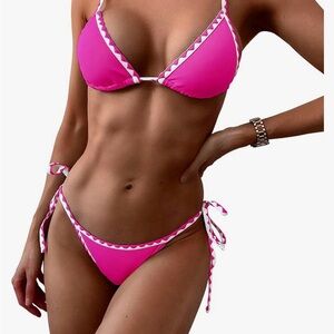 Pink bikini